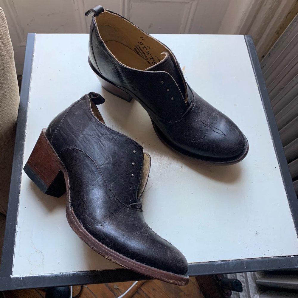Stetson Healed Oxford Bootie
